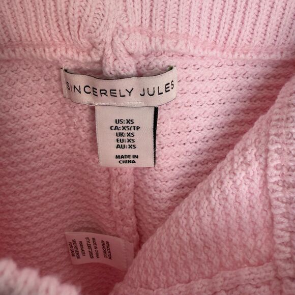 Sincerely Jules Bouclé Knit Wide-Leg Sweater Lounge Pants | Cropped, Textured - Picture 5 of 6